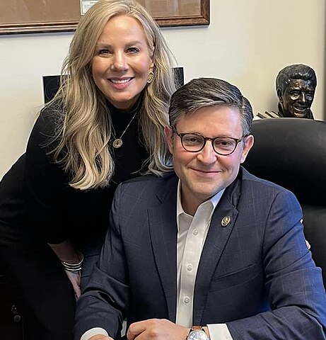 Speaker and wife Blank Meme Template