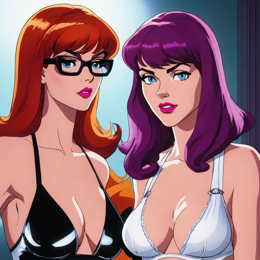 SEXY DAPHNE AND VELMA Blank Meme Template