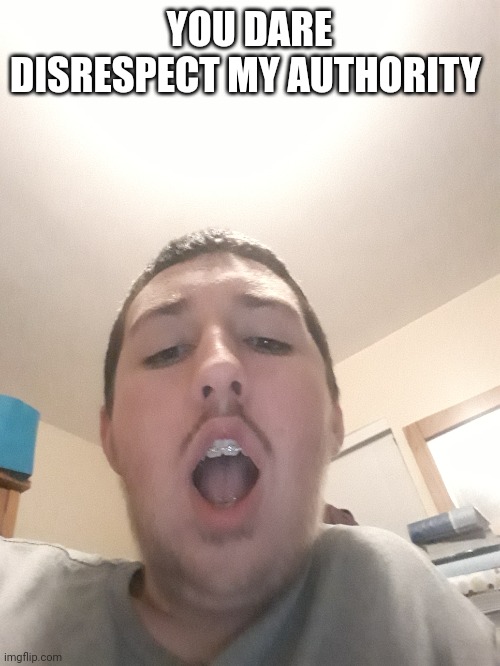YOU DARE DISRESPECT MY AUTHORITY | made w/ Imgflip meme maker