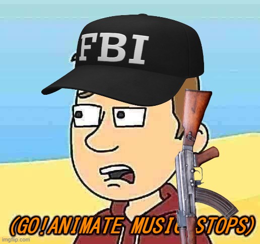 (Go!Animate Music Stops) | image tagged in go animate music stops | made w/ Imgflip meme maker