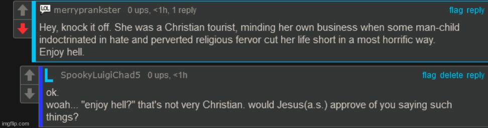 least hateful politics user. | made w/ Imgflip meme maker