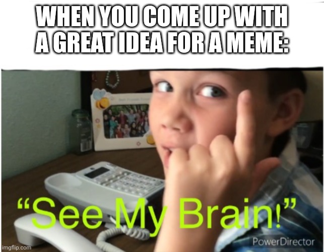 Make This A Real Meme Template | WHEN YOU COME UP WITH A GREAT IDEA FOR A MEME: | image tagged in memes,smart,lol,relatable,relatable memes | made w/ Imgflip meme maker