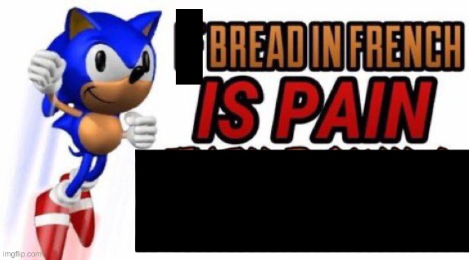 If bread in french is pain | image tagged in if bread in french is pain | made w/ Imgflip meme maker