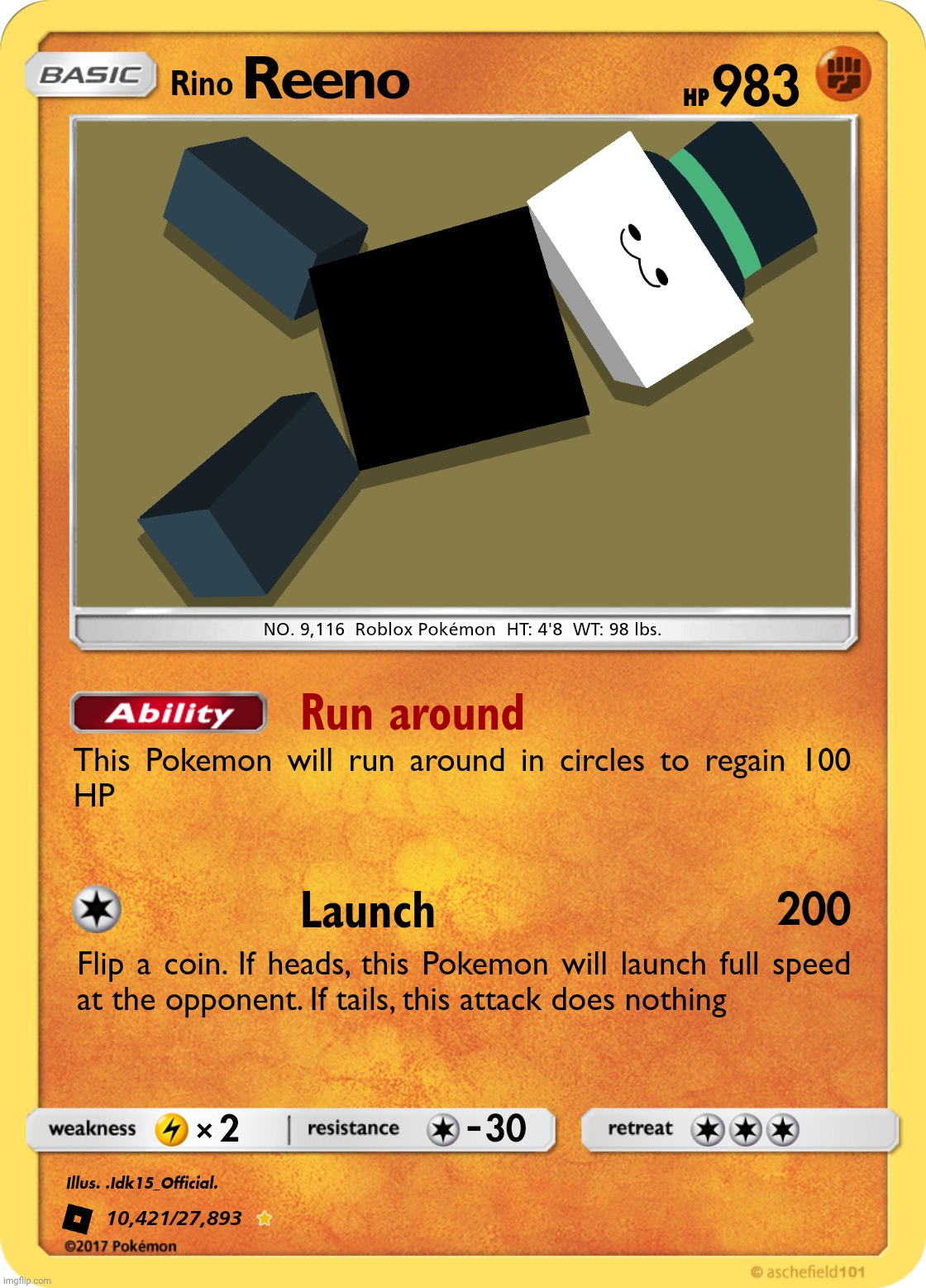 Reeno but they're a Pokemon card | image tagged in reeno but they're a pokemon card | made w/ Imgflip meme maker