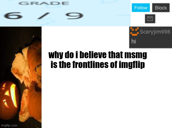 why do i believe that msmg is the frontlines of imgflip | image tagged in template number 4 | made w/ Imgflip meme maker