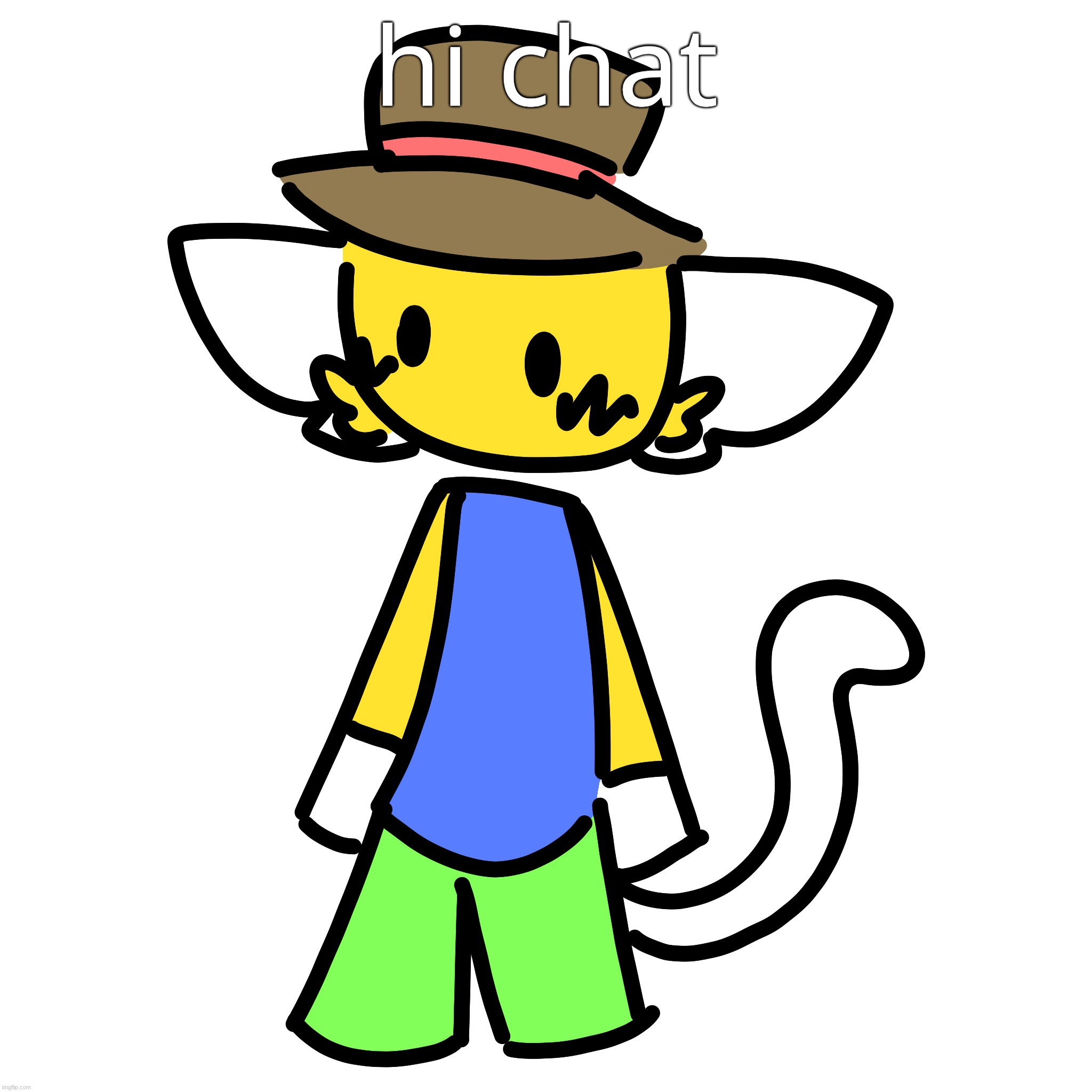 hi chat | made w/ Imgflip meme maker