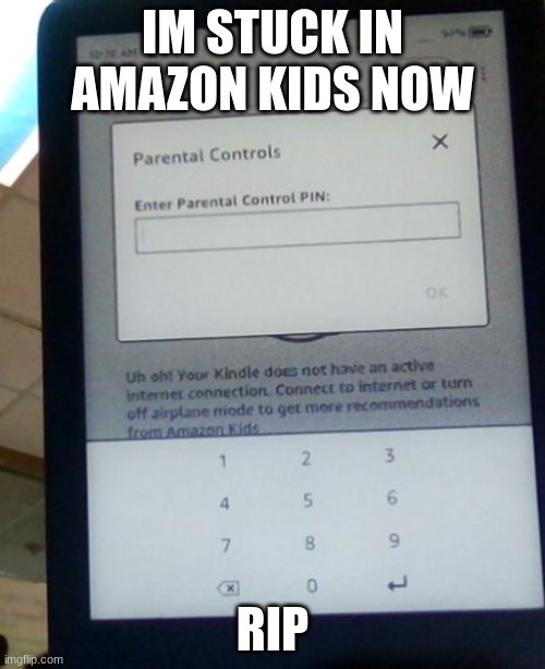 why???? | IM STUCK IN AMAZON KIDS NOW; RIP | image tagged in amazonkids | made w/ Imgflip meme maker