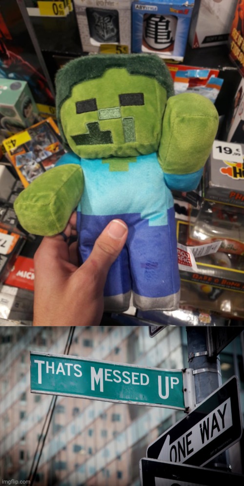 Messed up toy | image tagged in thats messed up,stuffed toy,toy,you had one job,memes,zombie | made w/ Imgflip meme maker