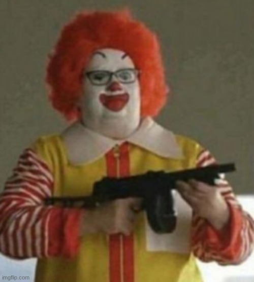 America in one picture | image tagged in ronald mcdonald,mcdonalds,america,fun | made w/ Imgflip meme maker