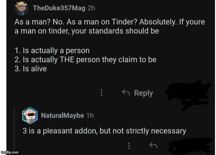... | image tagged in cursed,comments | made w/ Imgflip meme maker