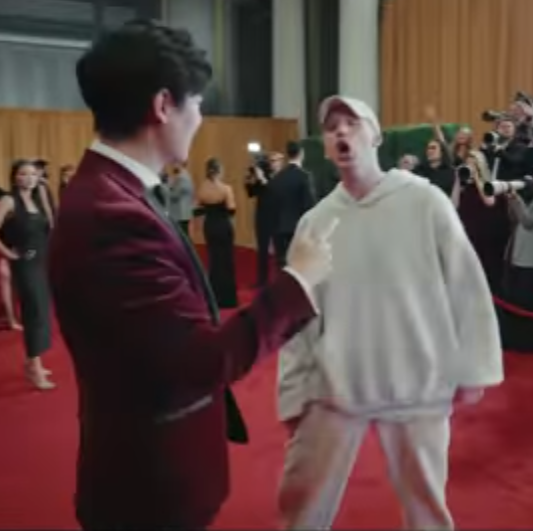 High Quality NF yelling at random guy Blank Meme Template