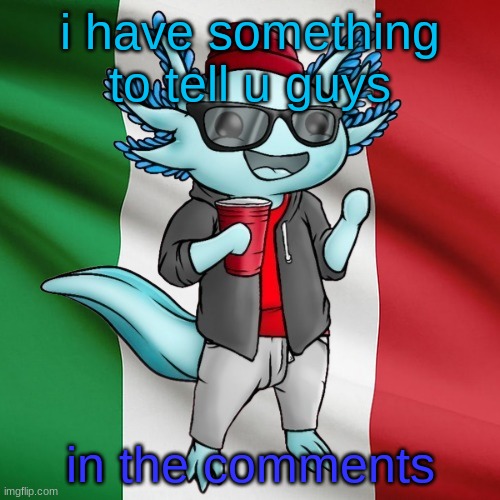 WARNING: sad | i have something to tell u guys; in the comments | image tagged in lucifer_the_italiano s announcement template | made w/ Imgflip meme maker