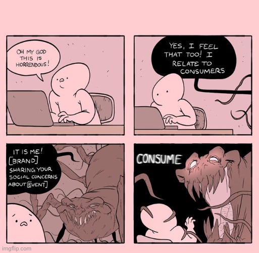 Consume | image tagged in consume,comics,comics/cartoons,consumers,monster,comic | made w/ Imgflip meme maker