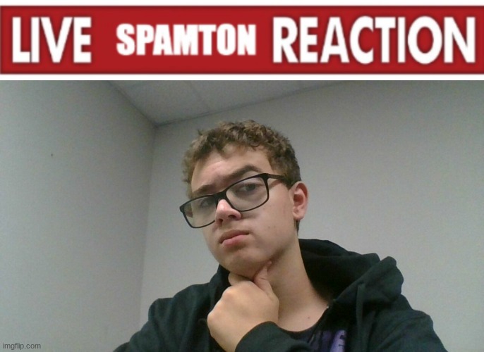 image tagged in spamton reaction | made w/ Imgflip meme maker