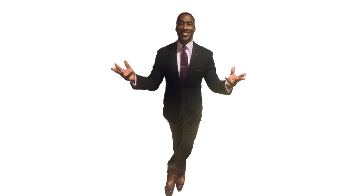 Transparent Guy in the suit Blank Meme Template