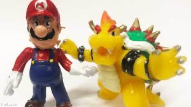 Mario and bowser | image tagged in mario and bowser | made w/ Imgflip meme maker