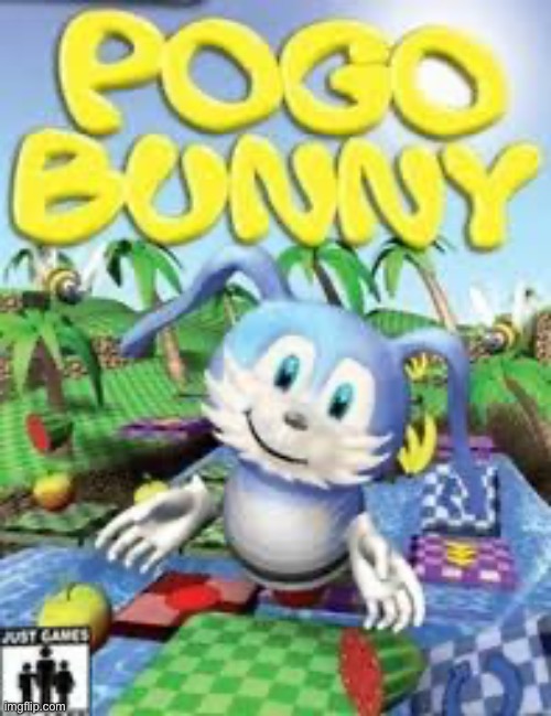 Pogo bunny | image tagged in pogo bunny | made w/ Imgflip meme maker