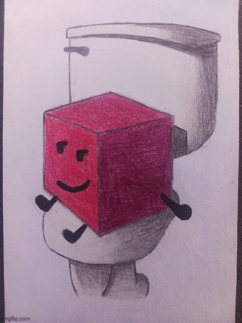 I discovered the use of white colored pencils | image tagged in bfdi | made w/ Imgflip meme maker