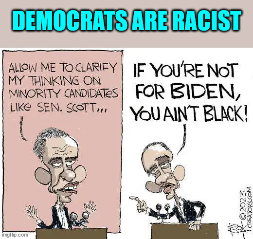 DEMOCRATS ARE RACIST | made w/ Imgflip meme maker