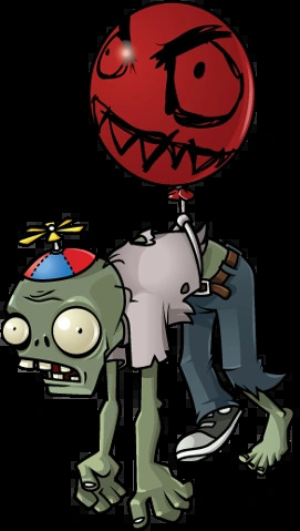 High Quality Balloon zombie Blank Meme Template