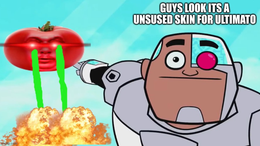 Guys look, a birdie | GUYS LOOK ITS A UNSUSED SKIN FOR ULTIMATO | image tagged in guys look a birdie | made w/ Imgflip meme maker