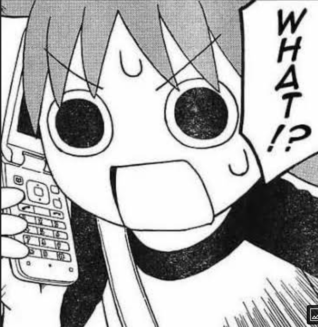 High Quality Yotsuba Koiwai on a phone Blank Meme Template