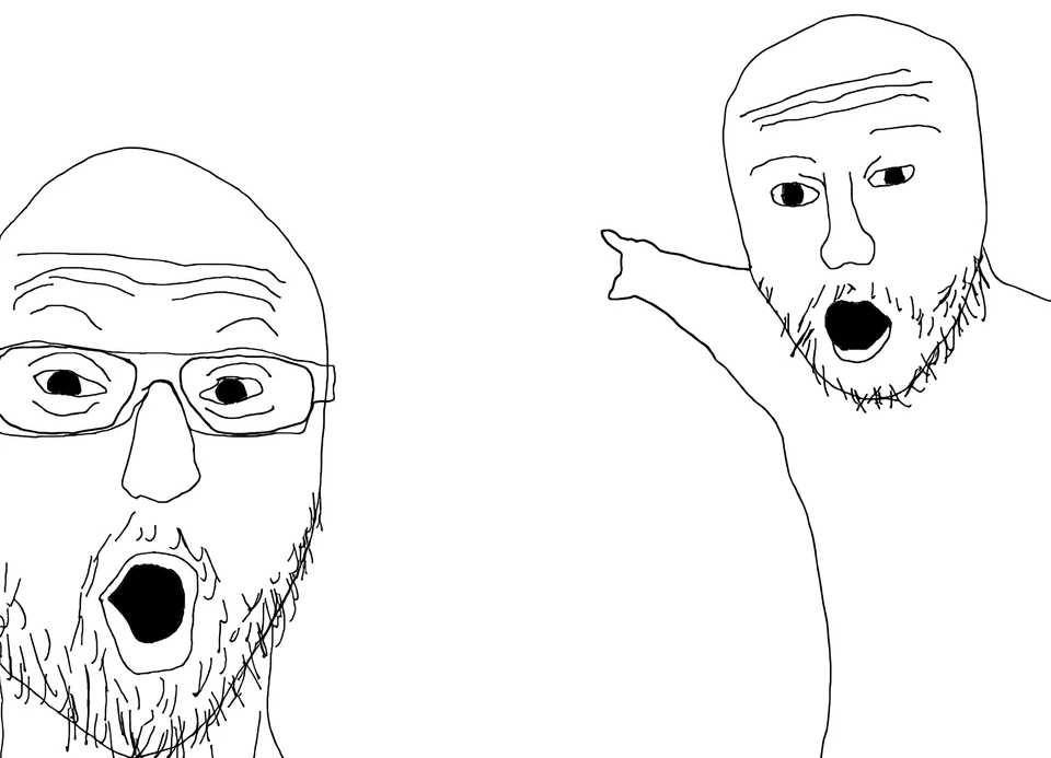 Two Soyjacks Blank Template - Imgflip