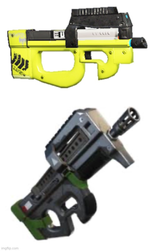 ok but why does the hero shot look like the smg from fortnite | made w/ Imgflip meme maker