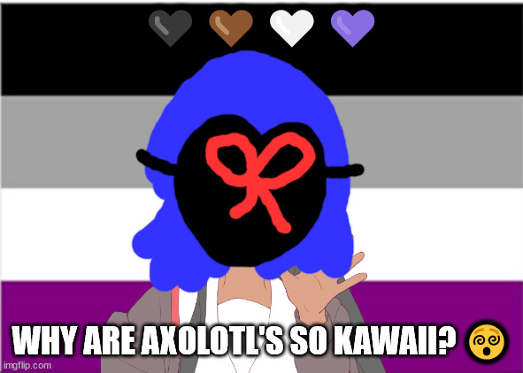 Spying is wrong on so many levels | 🖤🤎🤍💜; WHY ARE AXOLOTL'S SO KAWAII? 😵 | image tagged in no one from pet shop boys will pass away tomorrow | made w/ Imgflip meme maker