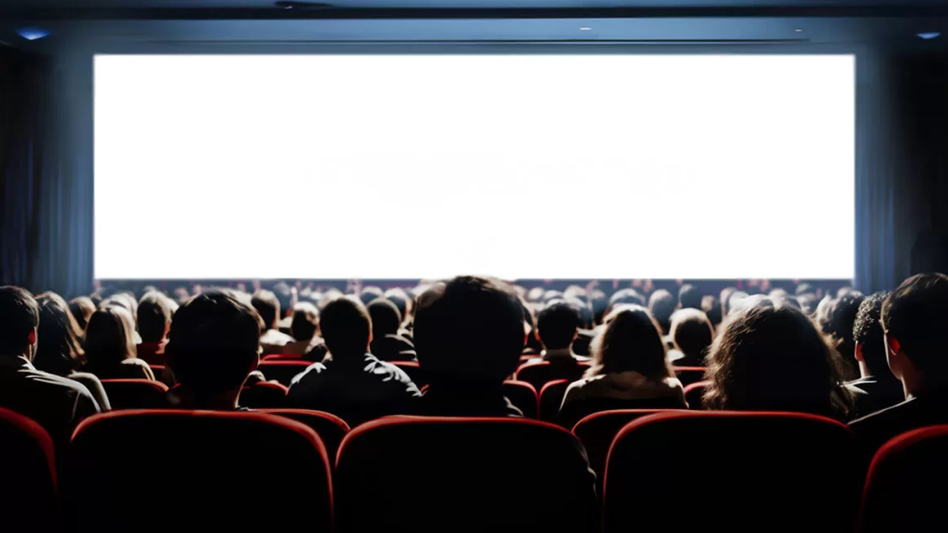 Crowded theater Blank Meme Template
