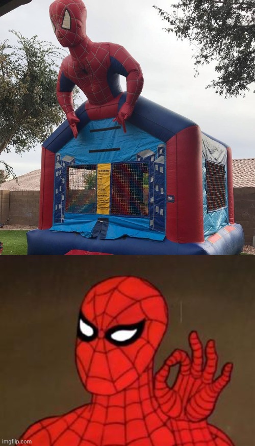 *approves of this Spider-Man design fail* | image tagged in spiderman approves,you had one job,spider-man,spiderman,memes,design fail | made w/ Imgflip meme maker