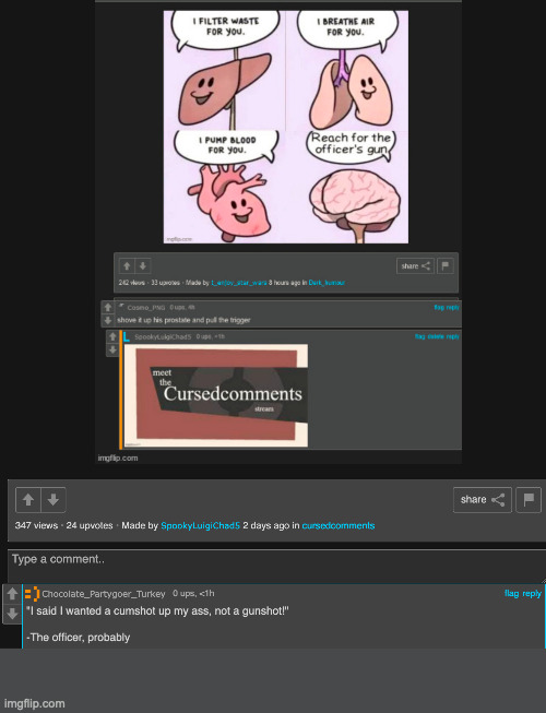 gay cop ngl | made w/ Imgflip meme maker