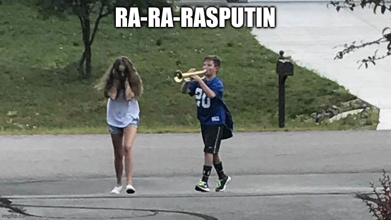 Trumpet Boy Object Labeling | RA-RA-RASPUTIN | image tagged in trumpet boy object labeling | made w/ Imgflip meme maker