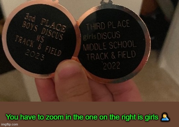 You have to zoom in the one on the right is girls ?‍♂️ | made w/ Imgflip meme maker