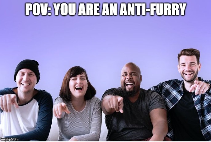 cry about it, neckbeards ;) | image tagged in anti furry,furry,furry memes,anti-furry,furry hunting license,anti-furries are absolute cringe | made w/ Imgflip meme maker