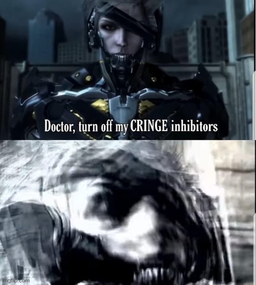 Doktor Turn off my cringe inhibitors | image tagged in doktor turn off my cringe inhibitors | made w/ Imgflip meme maker