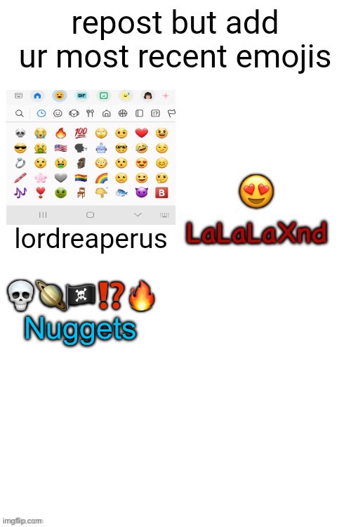 💀🪐🏴‍☠️⁉️🔥 Nuggets | made w/ Imgflip meme maker