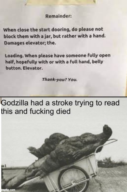 Here's Your Remainder | image tagged in godzilla | made w/ Imgflip meme maker