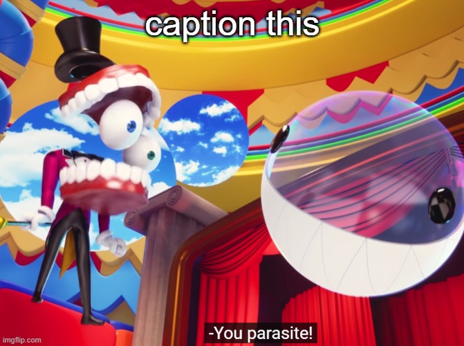 a | caption this | image tagged in you parasite | made w/ Imgflip meme maker