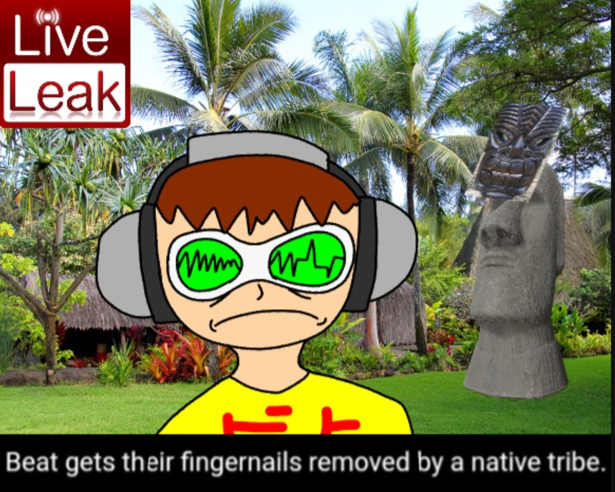 Beat gets their fingernails removed by a native tribe Blank Meme Template