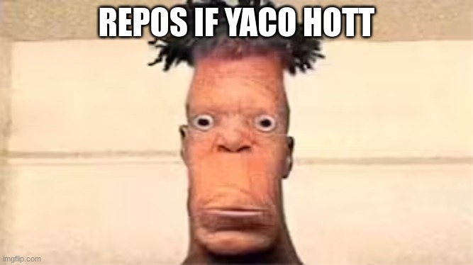 yaco | REPOS IF YACO HOTT | image tagged in yaco | made w/ Imgflip meme maker