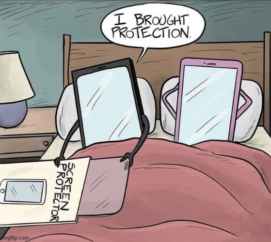 iPads | image tagged in brought protection,screen protector,comics | made w/ Imgflip meme maker