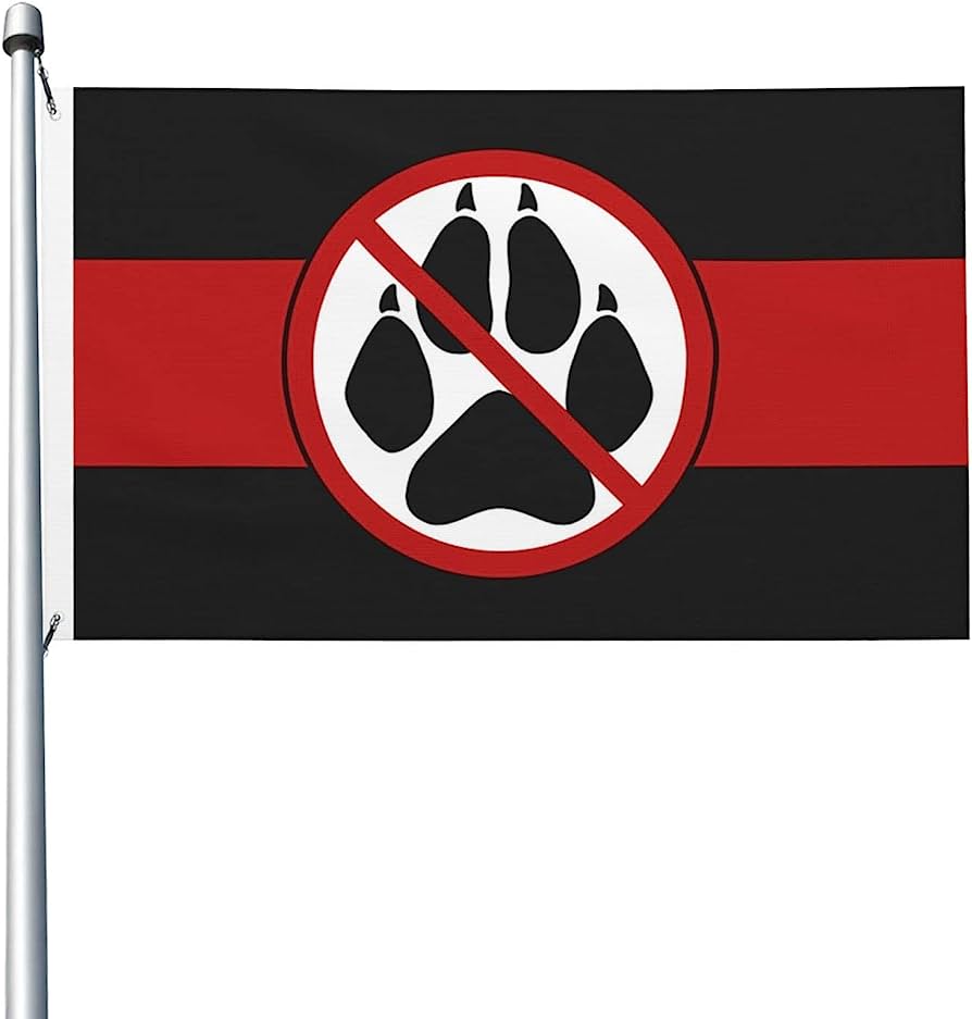 Anti-Furry Flag Blank Meme Template