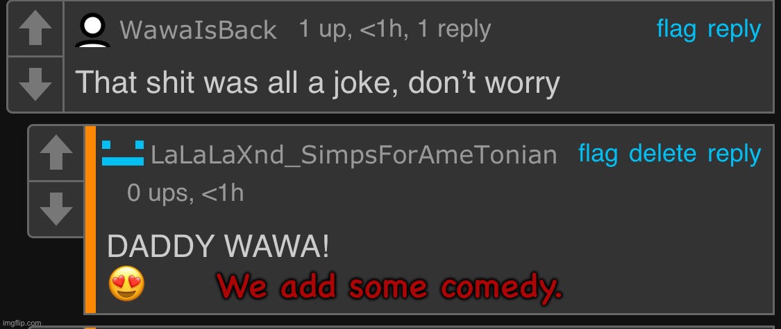 Daddy wawa Blank Meme Template