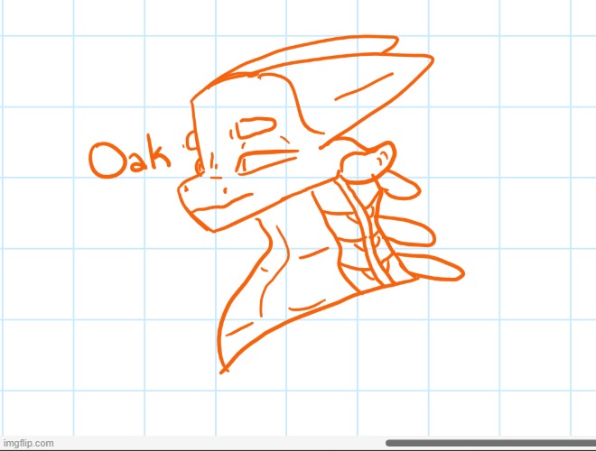 sorry for grid lines! i drew this on my math homework on OneNote lol | image tagged in wof,drawing,dragon | made w/ Imgflip meme maker