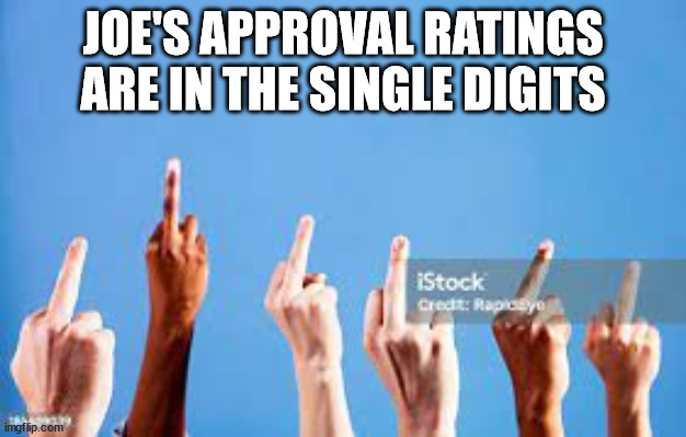 Biden | JOE'S APPROVAL RATINGS ARE IN THE SINGLE DIGITS | image tagged in pollratings,subpoenas | made w/ Imgflip meme maker