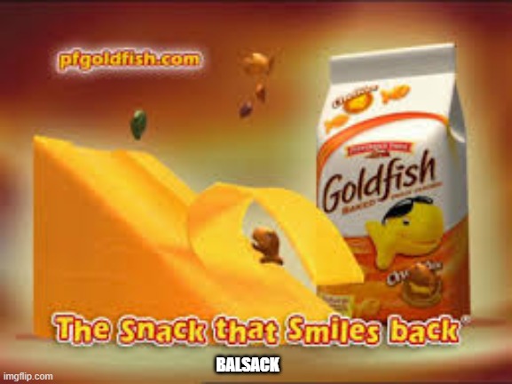 The snack that smiles back | BALSACK | image tagged in the snack that smiles back | made w/ Imgflip meme maker