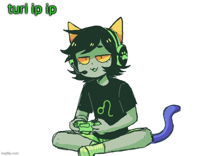 turi ip ip | turi ip ip | image tagged in nepeta gaming | made w/ Imgflip meme maker