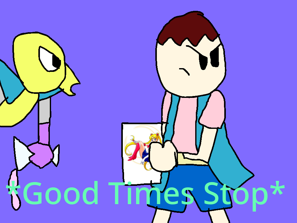 High Quality Good Times Stop Blank Meme Template