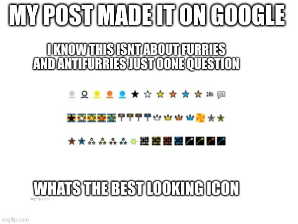 lol | MY POST MADE IT ON GOOGLE | image tagged in google,icon,race to 20k,lol,memes | made w/ Imgflip meme maker